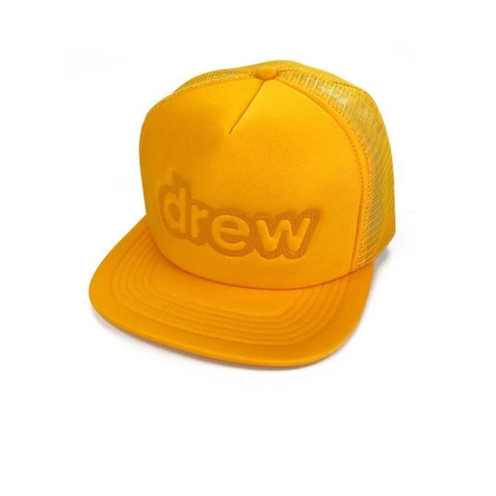 DREW HOUSE SECRET TRUCKER HAT GOLDEN YELLOW OS